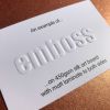 Embossing example