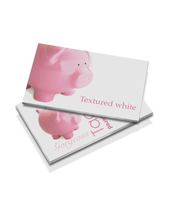 Bonded Cards - 650gsm textured white