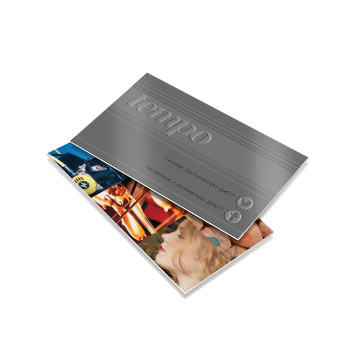 Soft-touch Laminated Business Cards with Embossing (450gsm)