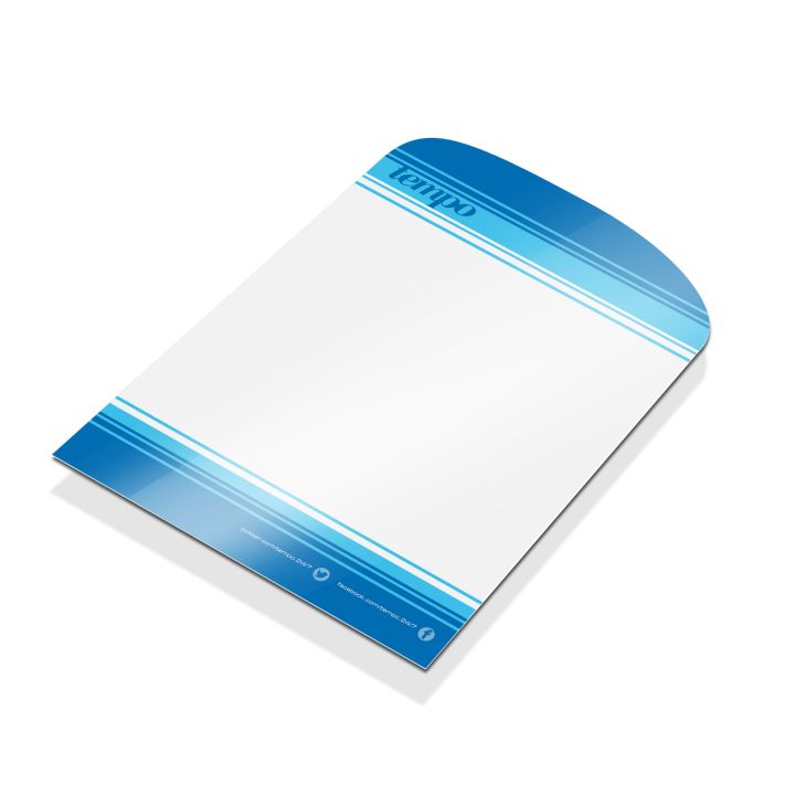 A5 Letterheads with Die-cutting (120gsm) Single Sided Print