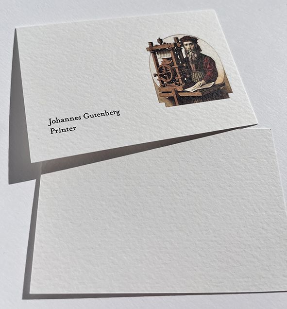 Uncoated Cards - Textured Off-White