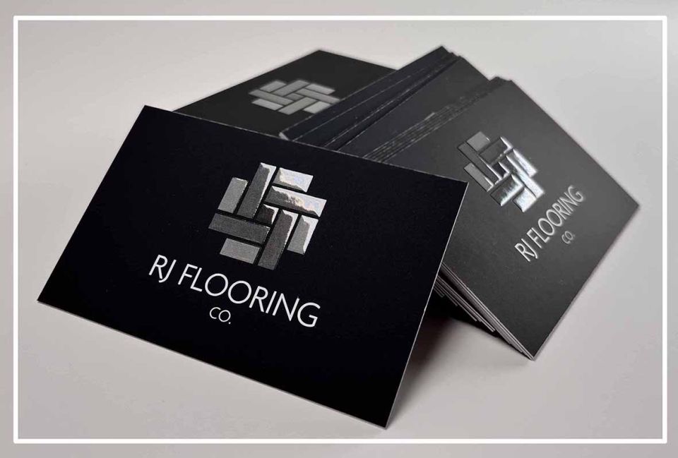 Matt Laminated Business Cards with Spot UV Varnish (450gsm)