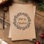 Greetings Cards - Kraft Uncoated