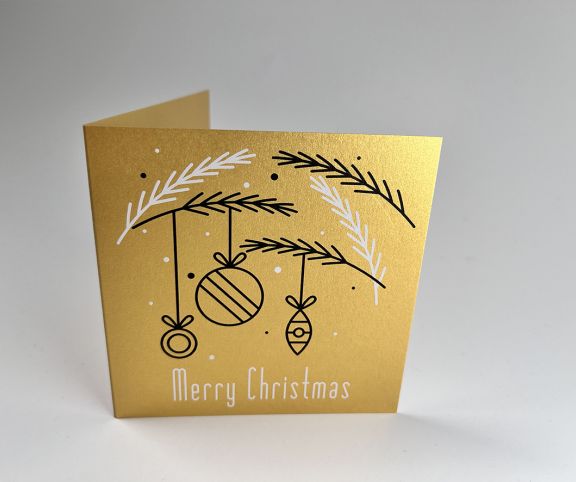 Greetings Cards - Pearlescent - White Ink now available!