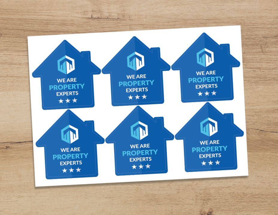 Labels & Stickers - Paper - A4 Sheets - 90x90mm