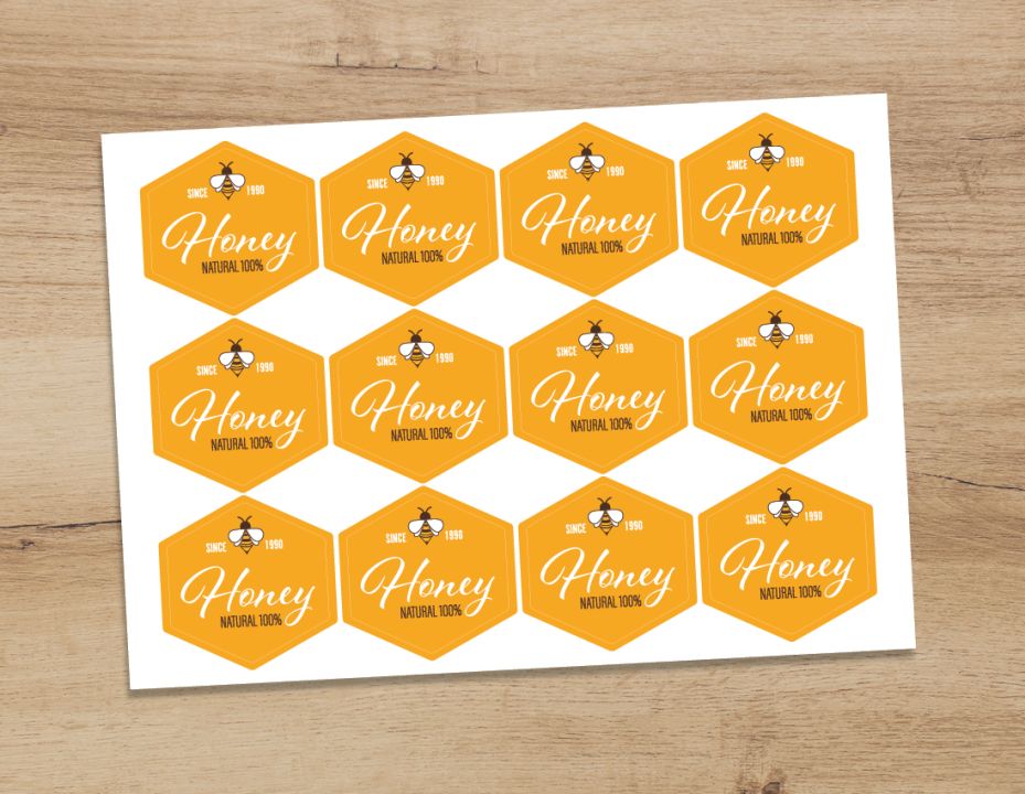 Labels & Stickers - Paper - A4 Sheets - 60x60mm