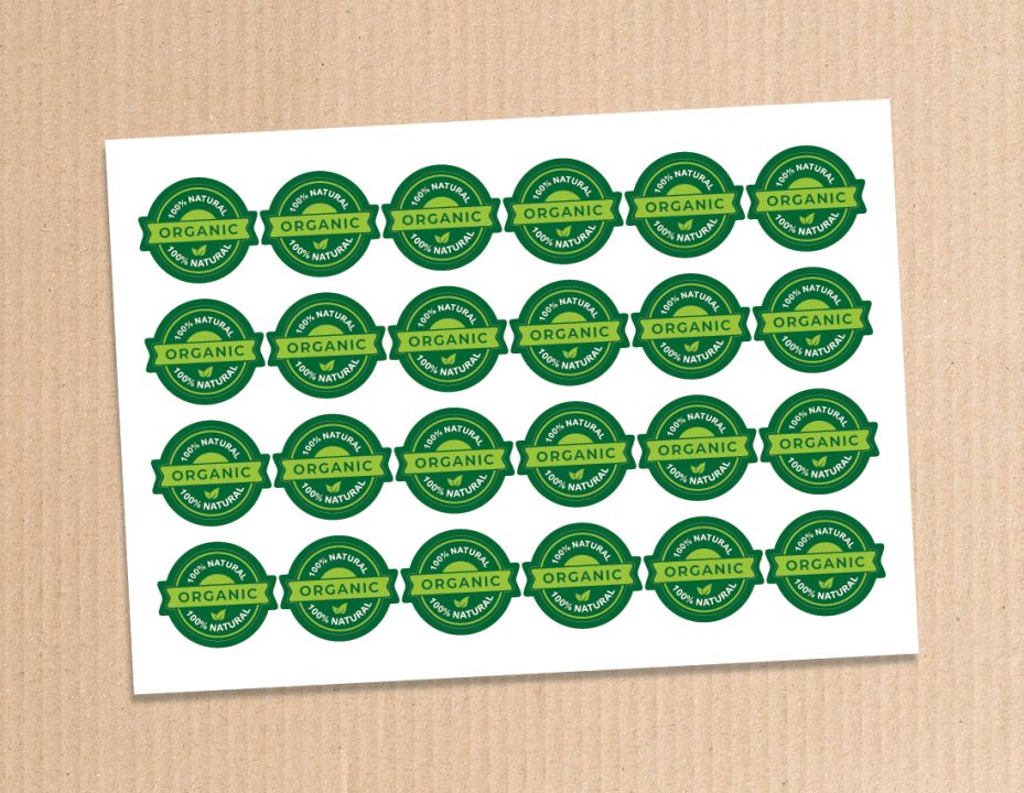 Labels & Stickers - Paper - A4 Sheets - 40x40mm