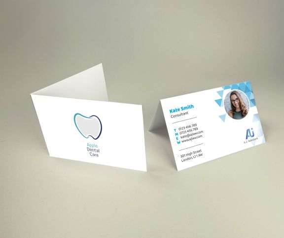 Laminated Folding Cards 350gsm