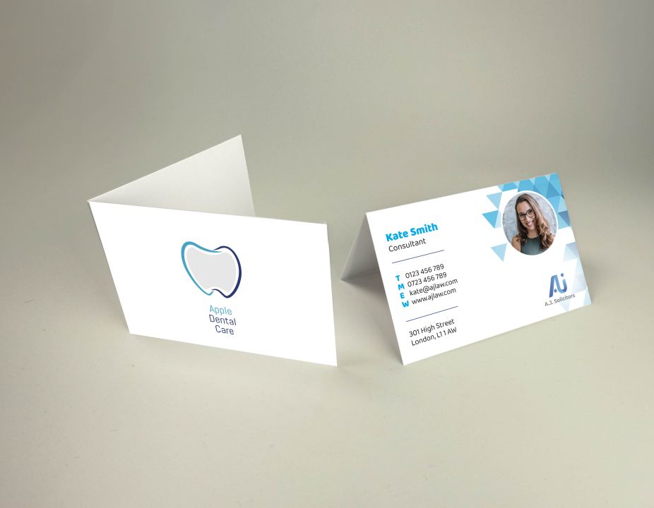 Laminated Folding Cards (350gsm)