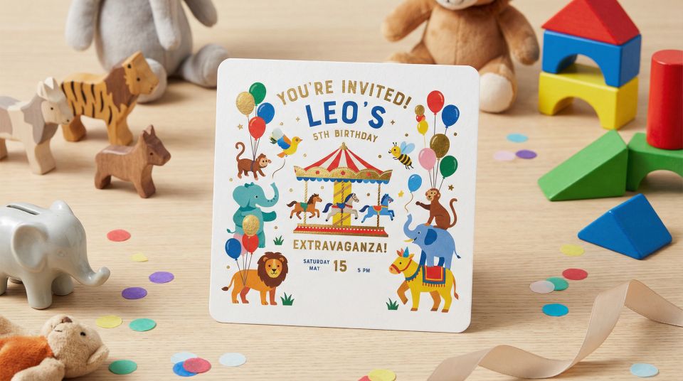 Invitations - 400gsm Uncoated