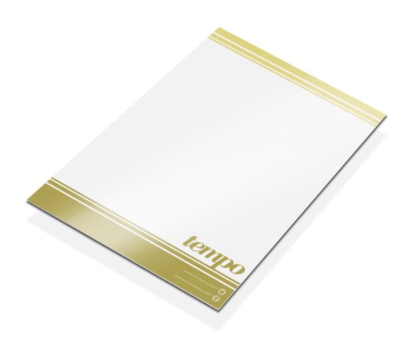 A4 Letterheads - Incl. foiling & embossing
